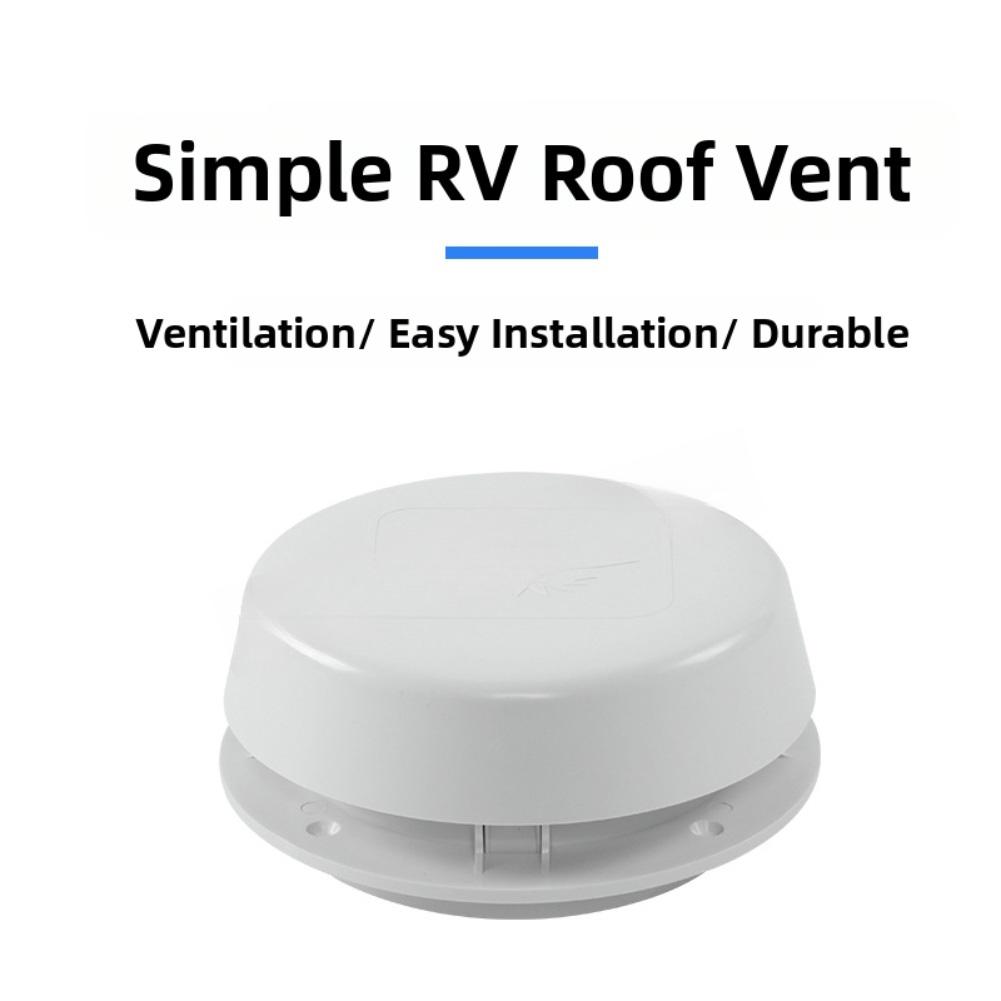 Mushroom Head Air Outlet Roof Ventilation Cover for RVs to Continuous Airflow and Maintain Ventilation Without Fans