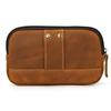 Fashion Bum Bag Waist Pack Men Women Leather Waist Pack On Belt Pouch Genuine Leather Outdoor Phone Pouch Cigarette Tissue