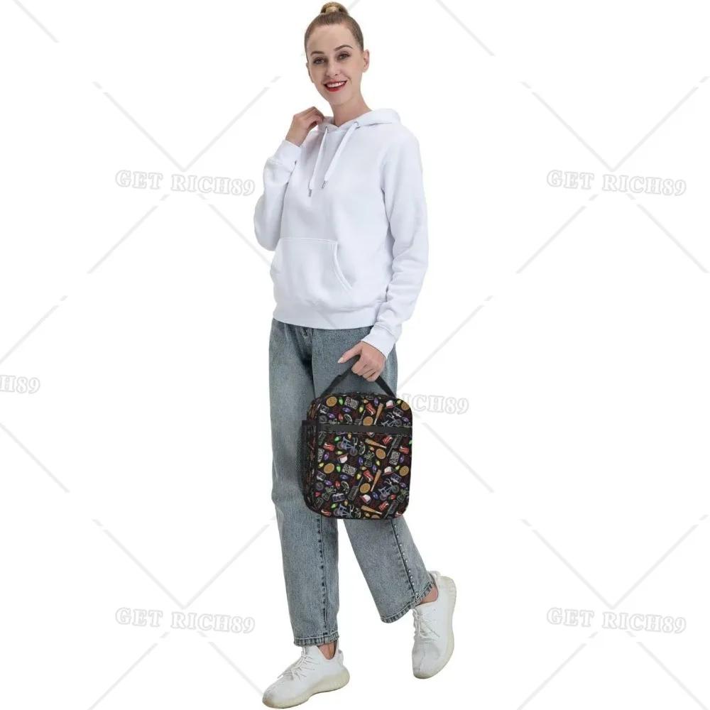 Hut Baseball Fahrrad Lunchtasche Box Sport Kühltasche Tragbare Handtasche für Männer Frauen Wiederverwendbare Thermotasche für Büroarbeit Picknick