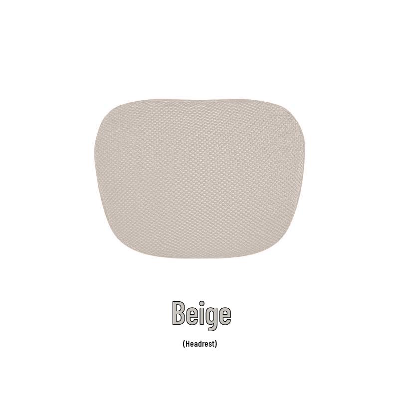 SU7 Car Headrest & Neck Pillow: Summer Breathable Memory Foam Neck & Lumbar Support.