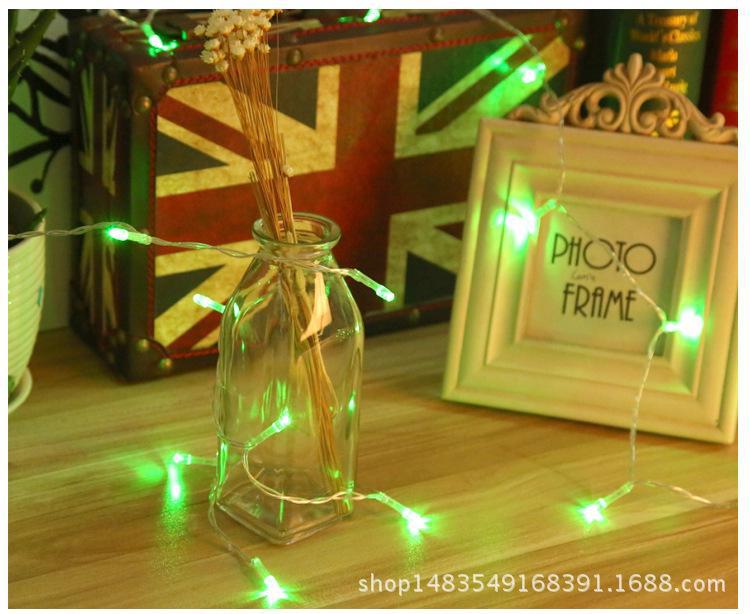 Outdoor LED Multicolor String Lights - New Year & Holiday Decorations with Battery Box