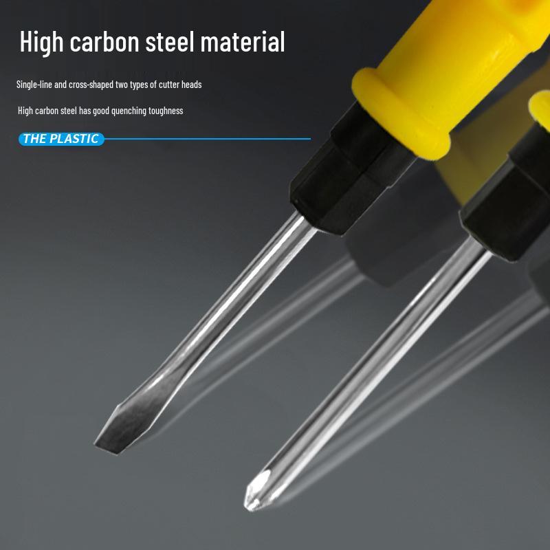 Dual-use Screwdriver Set: Flathead & Phillips, 2 To 4 Inch