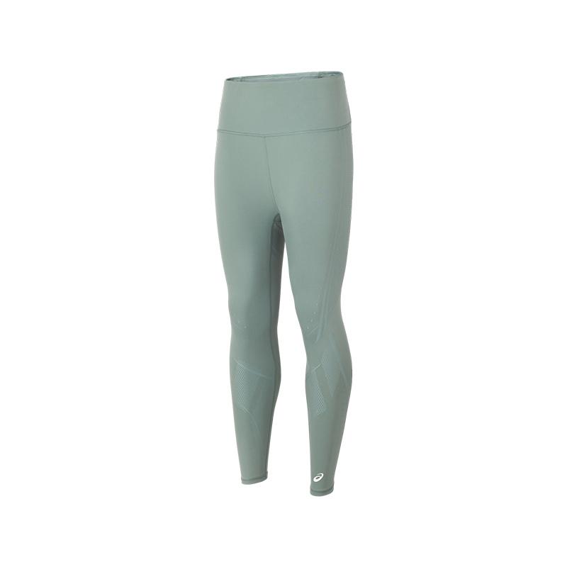 Asics Womens Fashionable Simple Slim High-Waisted Sports Long Pants Women Bottoms Gray-Green 2012D245-400