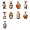 Exquisitedly Jingdezhen Ceramic Vase Antique Type Desk Ornament for Home Decoration and Office Display Height 25-26cm