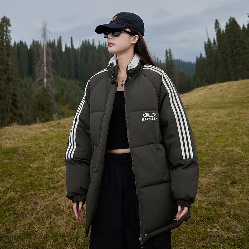 Winter New Korean Version Down Cotton Clothes Women's Short Stand-up Collar Loose Thickened Cotton-padded Clothes