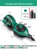 Hand-Crank Wooden Ink Marker, Drop-Resistant Line Tool for Construction Layout