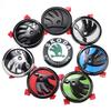 2025 New 1pcs 80mm 90mm ABS Car Emblem Badge Hood Front Rear Trunk Logo For Skoda Fabia 1 2 Octavia A7 RS Superb Rapid Yeti Karo