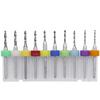 30 Pieces Carbide PCB Drill Bits Set for Accurate Metal and Circuit Board Drilling with 3 175mm Shank Diameter