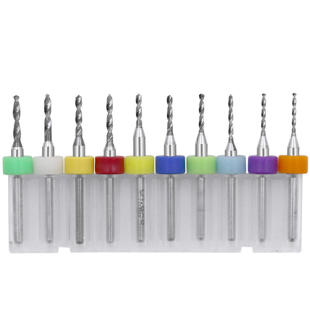 30 Pieces Carbide PCB Drill Bits Set for Accurate Metal and Circuit Board Drilling with 3 175mm Shank Diameter