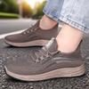 Shoes Men's Shoes Couple Flying Woven Sneakers Breathable Mesh Shoes Shallow Mouth Lace-up Single Shoes Soft Sole Comfortable Casual Shoes