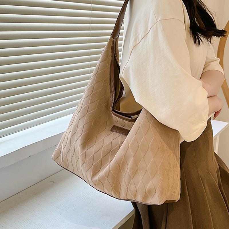 Fashionable Large Capacity Women's Bag 2023 Urban Chic Soft Wool Tote Bag For Everyday Use