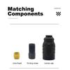 NUTT Y-5 A5-D Oil Tubing 1.35m 2.2m For Scooter E-bike Electric Calipers Oil Pipe Oil Needle Olive Head Rubber Cap Silver Joint