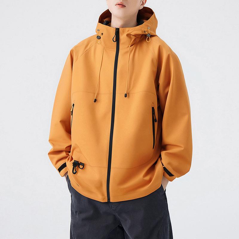 Men's coat 2025 new jacket jacket jacket fashion trend loose casual windproof