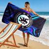 Chelsea FC Logo Aufdruck Strandtuch, Großes Weiches Schnelltrocknendes Handtuch für Strand Camping Schwimmen