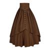 Womens Maxi Skirt Drawstring High Waisted Summer Long Skirts Lightweight Tiered Flowy Floral Pleated Skirts