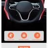 Universal Sport Steering Wheel Cover 38cm Silicone Grip With Massage Bumps Breathable Synthetic Leather All-Season Car Accessory