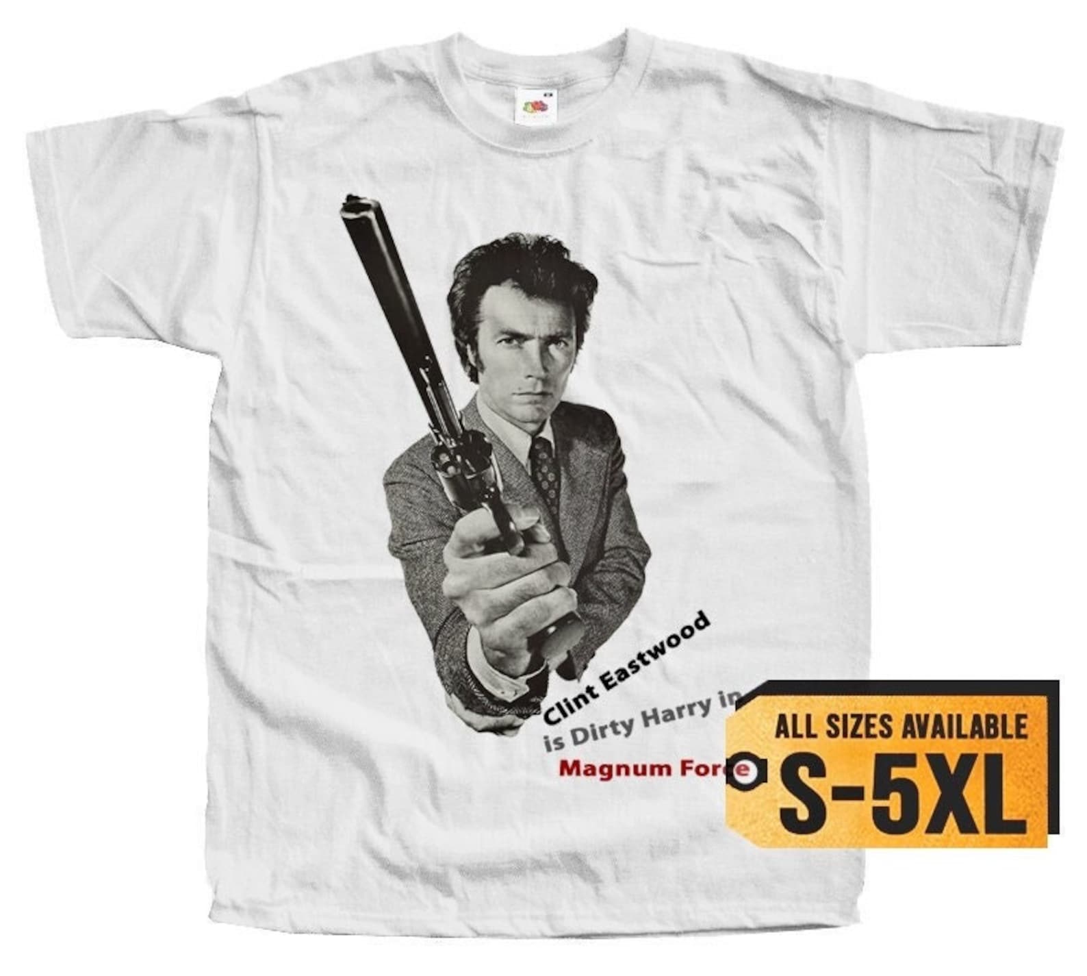 Dirty Harry V1 Poster Men T-Shirt all sizes S-5XL L