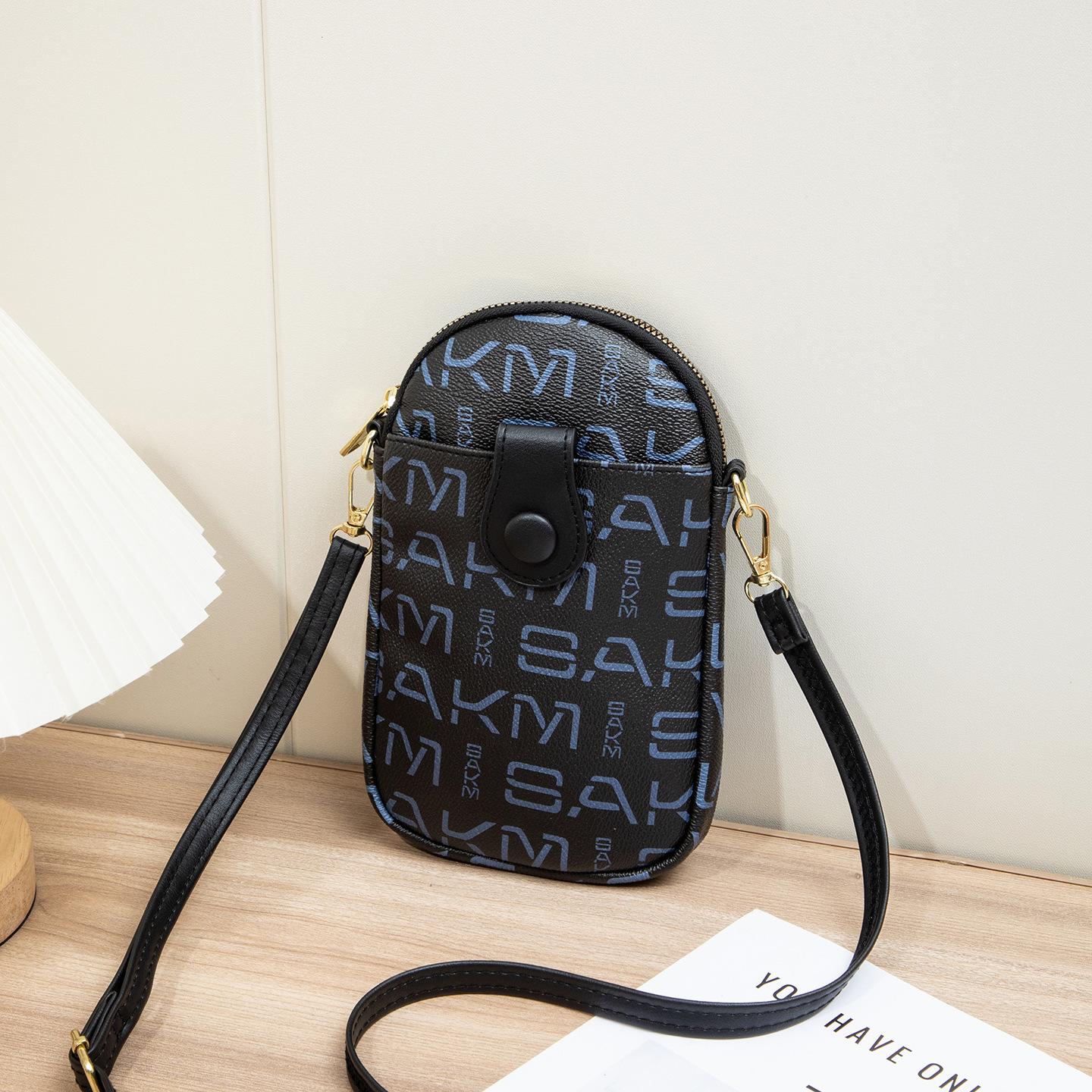

JYL TS Women s Sling Bags Retro Print 147 Phone PU Contrast Color Bag перська-рожевий колір
