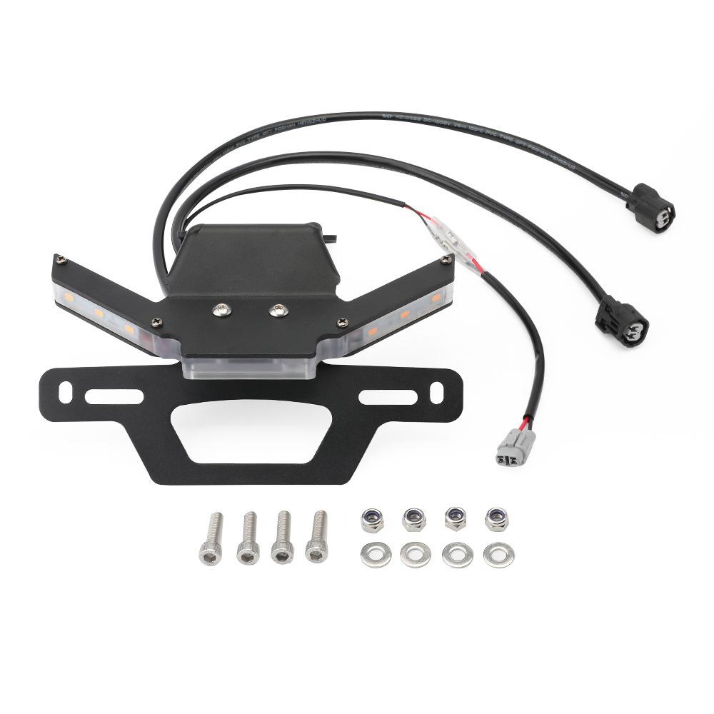 License Plate Holder with LED Turn Signal Light For KAWASAKI Z900 2020-2022 2023