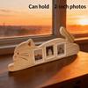 Rotatable Tail Cat Shape Photo Frame Adjustable Angle Kitten Wooden Photo Holder  Keepsake