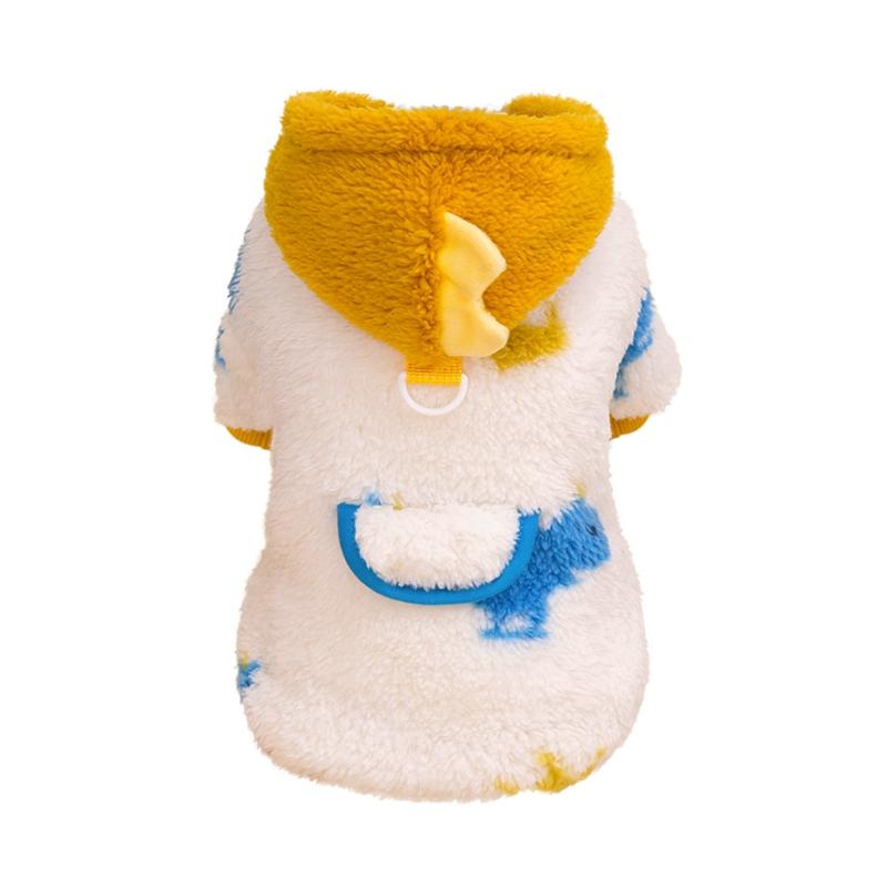 

Зимняя одежда для собак, флисовое пальто с капюшоном M