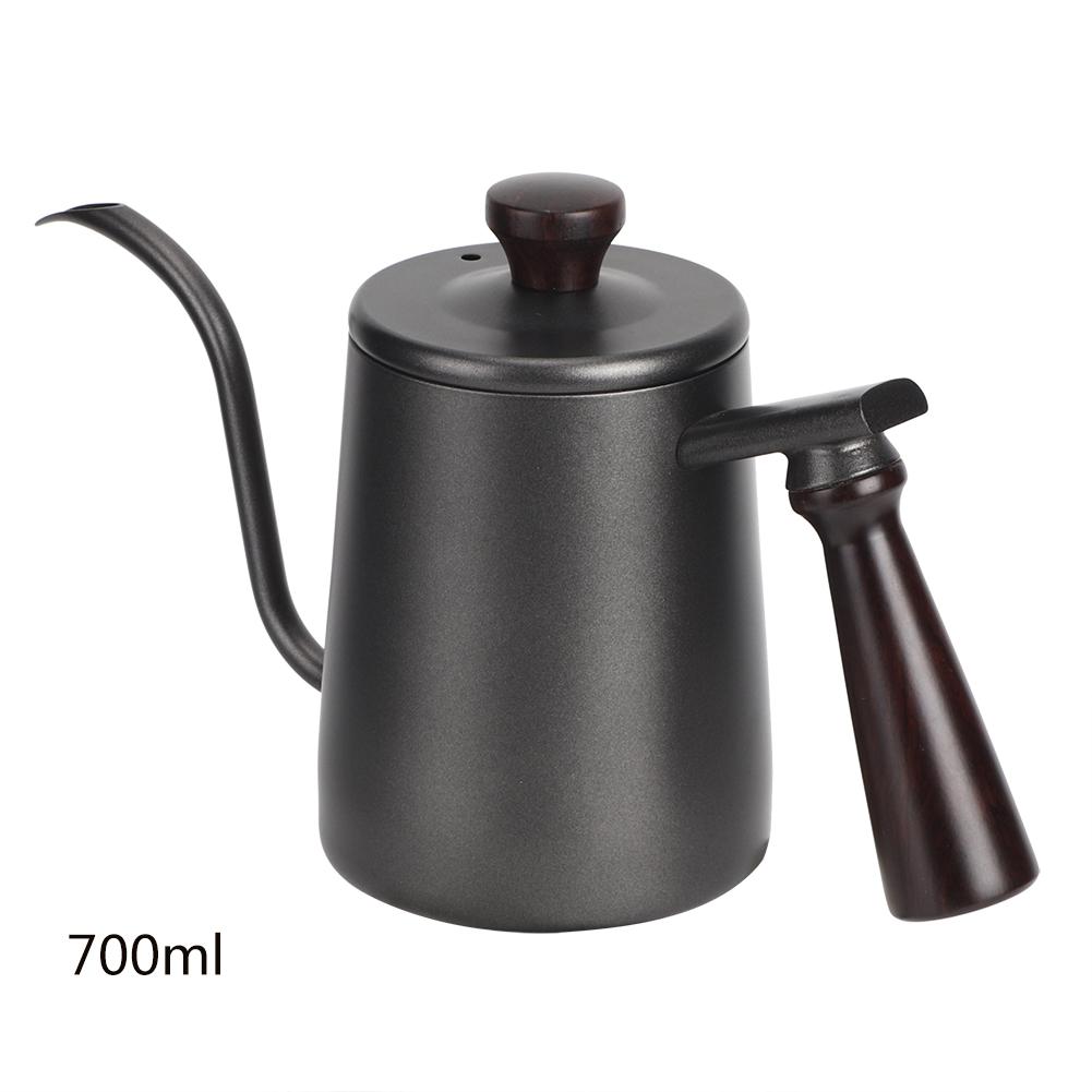 700ml Stainless Steel Water Tea Coffee Pot Long Narrow Spout Kettle for Home Use