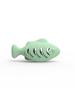 Fish-Shaped Cat Chew Toy - Dental Treat Dispenser Puzzle, Safe Silicone, No Battery, Interactive Pet Snack Game