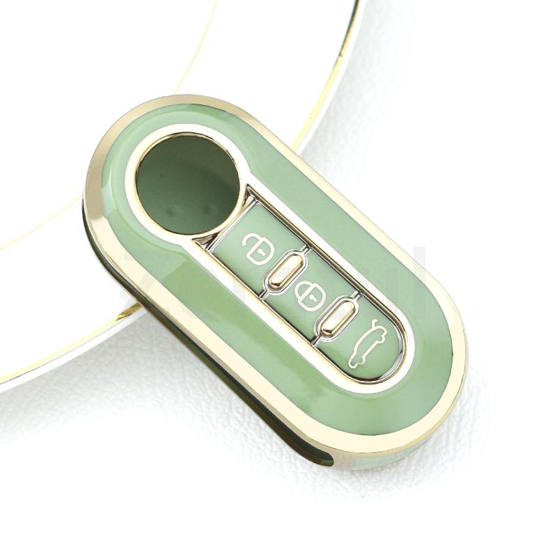 3 Buttons Tpu Shell Fob Auto Accessories Car Flip Key Case Cover Keyless For Fiat Ducato 500 500L Panda Grande Punto Lancia Musa