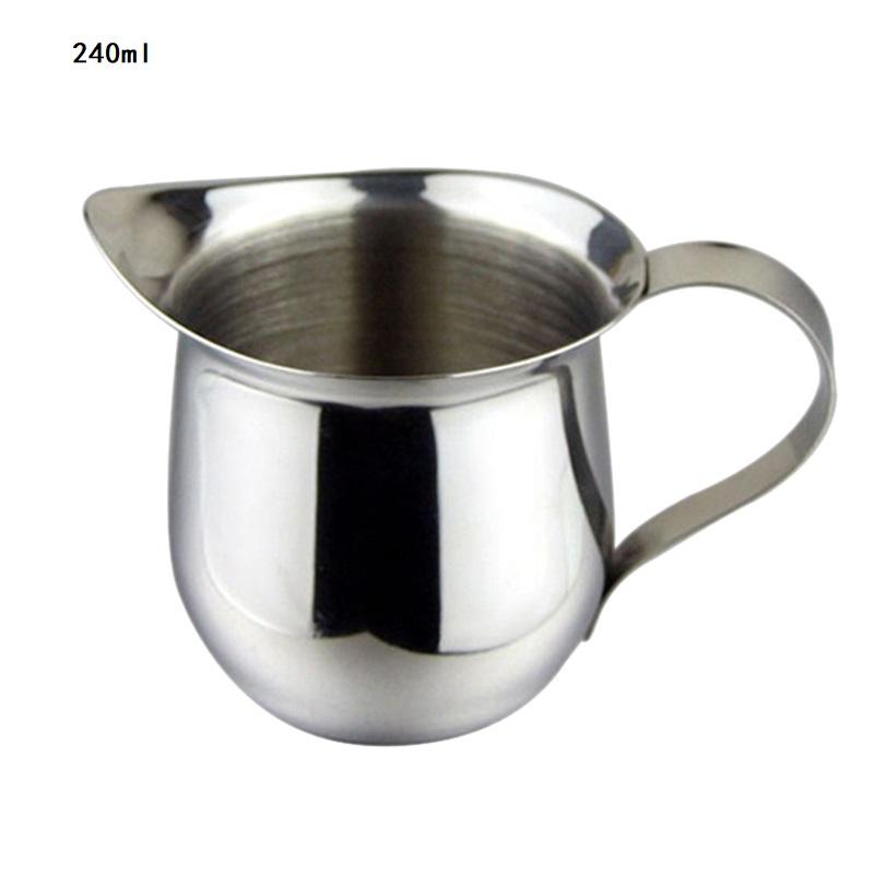 Stainless Steel Milk Jug Cup Frother Coffee Latte Art Flower Cup Espresso Cappuccino Maker Milk Foamer Pitcher 60/90/150/300ml