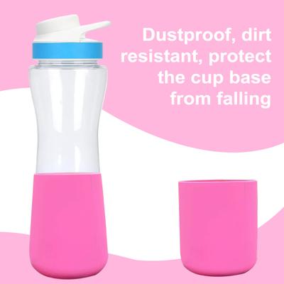 2 Stück Wasserflaschen-Bodenmanschette für Cirkul 22oz Schutzhülle, rutschfeste Silikon-Flaschenstiefel-Schutzhülle