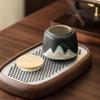 Exquisite Glazed Ceramic Tea Storage Jar: Moisture-Proof Pottery for Green, White, and Pu-erh Teas