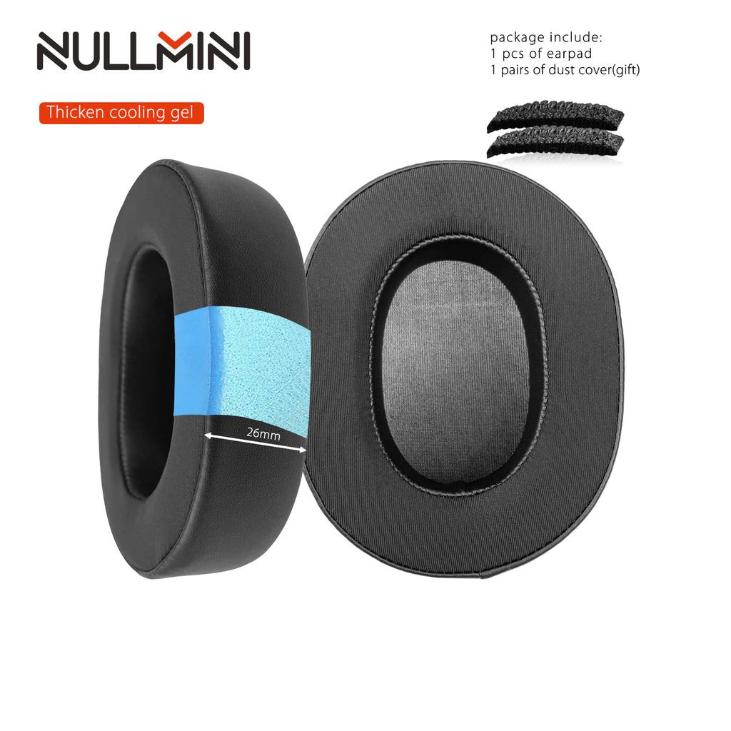 NullMini Replacement Earpads for Sony WH-1000XM5 Headphones Cooling Gel Earmuff Sleeve Ear Cushion Headset Headband Headbeam