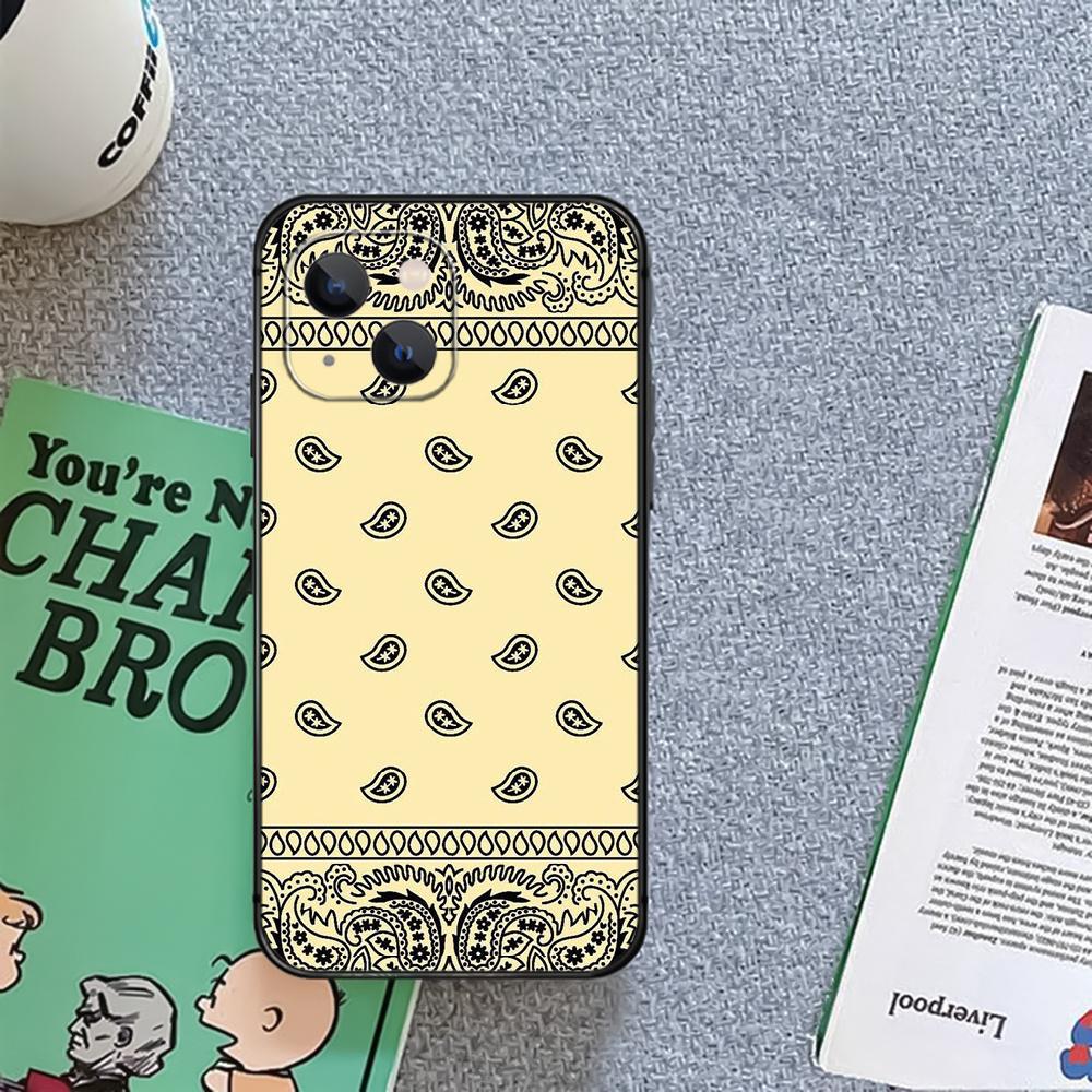 Bandana Fashion Kerchief Phone Case Cover Coque For Iphone Xiaomi Mi Samsung Galaxy Redmi Note A S 11 12 13 14 15 22 23 24 5G Pro Plus Max Fe Ultra