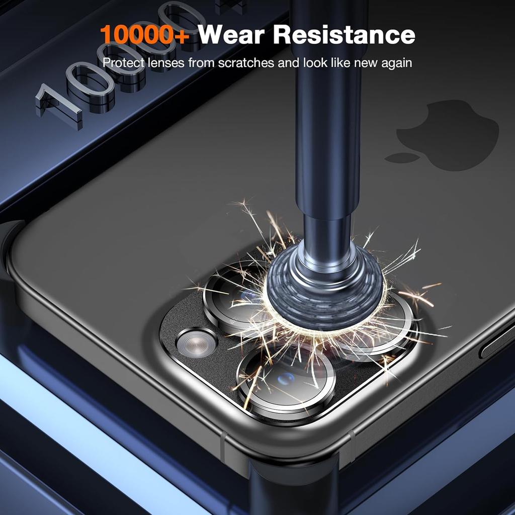 9H Kameraobjektivschutz aus gehärtetem Glas für iPhone 15 Pro Max 14 Plus 13 Mini 12 11 iPhone 15 15 Plus 14 Plus Schutz Aluminiumabdeckung Telefonzubehör