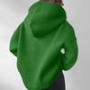 Damen Casual Langarm Kapuzenpullover mit halbem Reißverschluss und Brusttasche für den Alltag