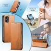 Multifunktionales Vintage-Luxus-Etui für Motorola Moto E15/G05/G15/G75/G85...Ständer + Kartenfach + Rutschfeste Handschlaufe | Wildleder & Leder (4 Farben)