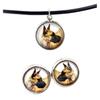 Great Dane I – Jewelry with Your Photo Box, Set of Necklace and Earrings |