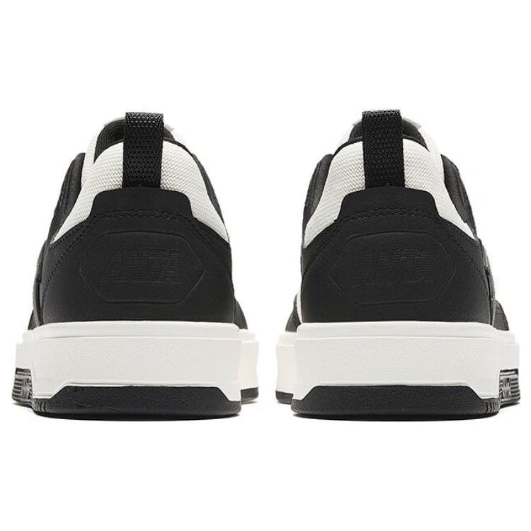 Anta Thermal Cushioning Thermal Cushioning Low top Skateboard Shoes Men's Black White 112348011-3