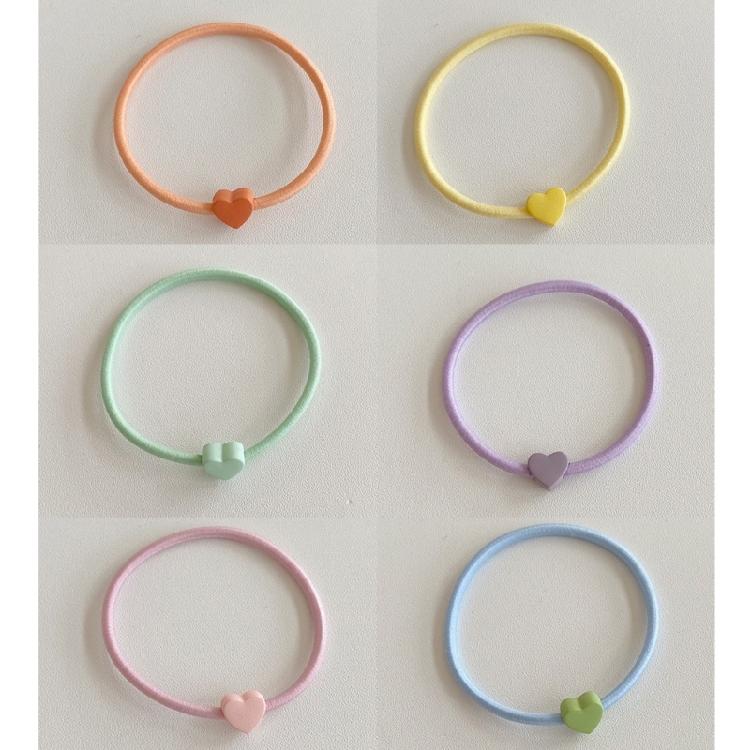 Wyszukana Gumka do Włosów z Sercem dla Kobiet Pierścienie do Włosów Urocze Gumki Scrunchie Sznurek do Włosów Akcesoria do Gumek do Włosów