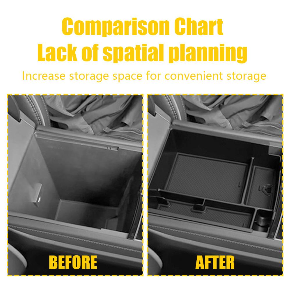 Center Console Armrest Storage Box Tray For 2025 2025 Chevrolet Traverse Center Console Organizer Interior Storage Accessories