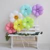 Macaron Smiley Blume Kleine Gänseblümchen Ballon Geburtstagsfeier Picknick im Freien Weiß Sonnenblume Ei Ballon