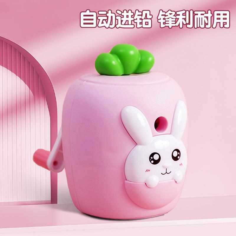 Cute Cartoon Animal Shaped Durable Manual Pencil Sharpener For Kids Students