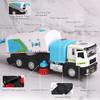 1:50 Sweeper Alloy Cars Toys Diecast Model Doors Opened Garbage Sanitation Truck Light Music Miniature Vehicle Child Adult Gifts