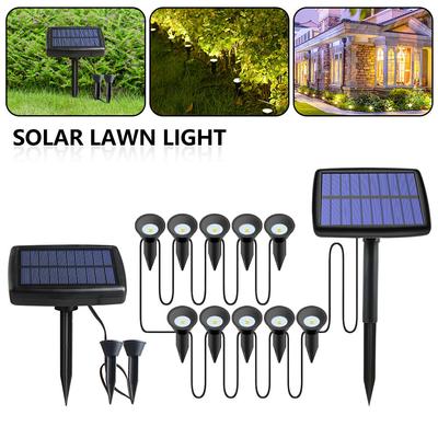 Solar Lawn Light LED Solar Garden Lamp Outdoor Ground Lamp For Yard Pathway Driveway Courtyard Garden Decor Landscape Light