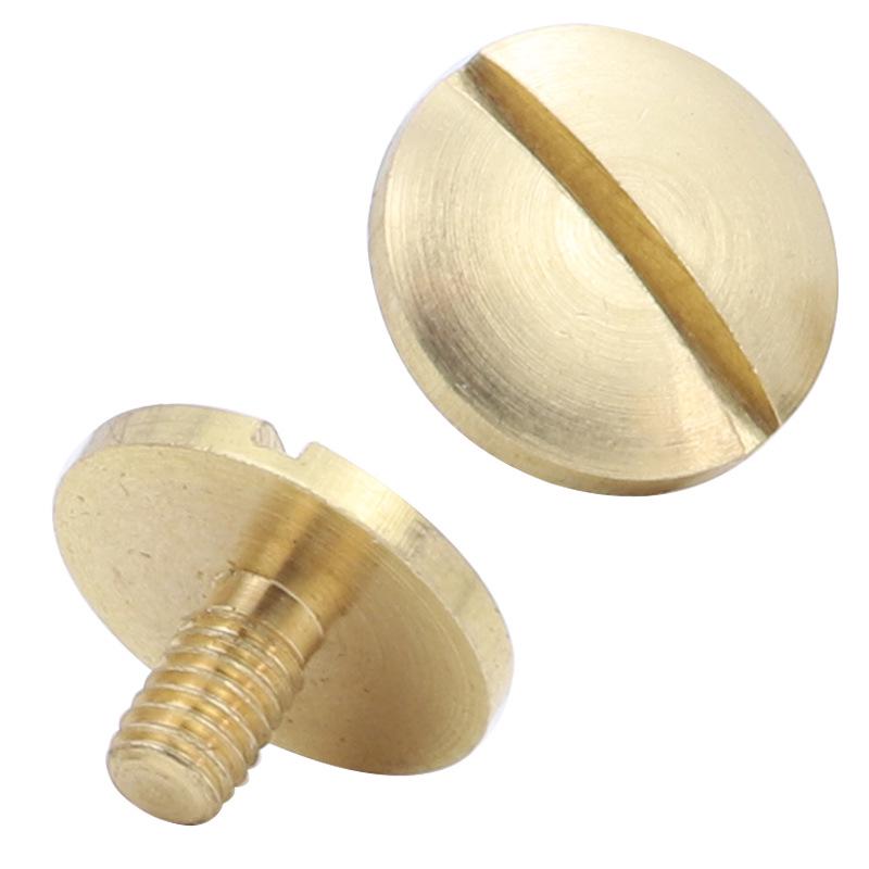 Pure Copper M3 Round Head Slotted Belt Screw