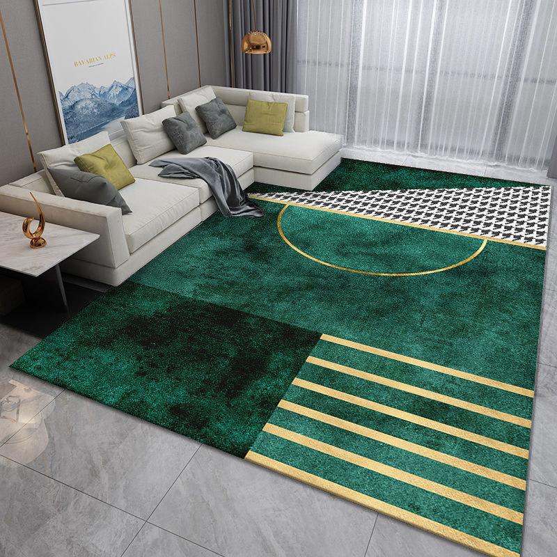 Light Luxury Printed Carpet for Home Living Room Coffee Table Bay Window Bedroom Japanese Style Carpet