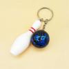 Novelty Bowling Ball Keychain Fashionable Bowling Ball Keychain Eye Catching Keychain for Added Convenience & Fun
