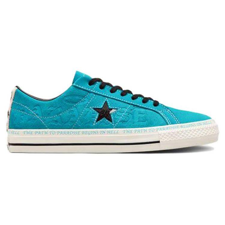 Sean Pablo X Converse One Star Pro Low Paradise - Rapid Teal Unisex Sneakers Blue Black Egret 173215C