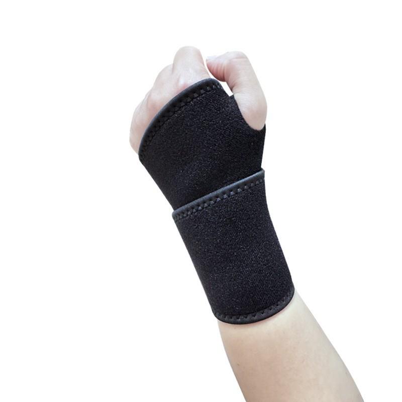Fitness Wrist Strap Summer Badminton Booster Winding Sports Diving Material Stable Anti-sprain black