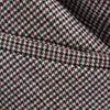 Spring 2025 European & American Women's Fashion Suit: Blazer & Houndstooth Pleated Skirt Set
